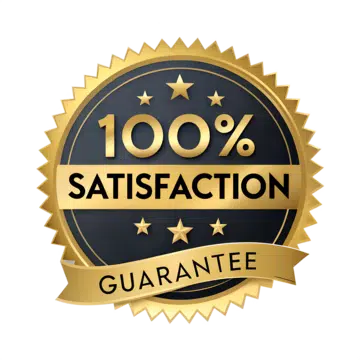  Andrew's Tree Care service guarantee badge for stump grinding